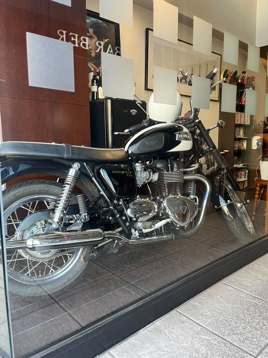 Triumph Bonneville T100サイドビュー